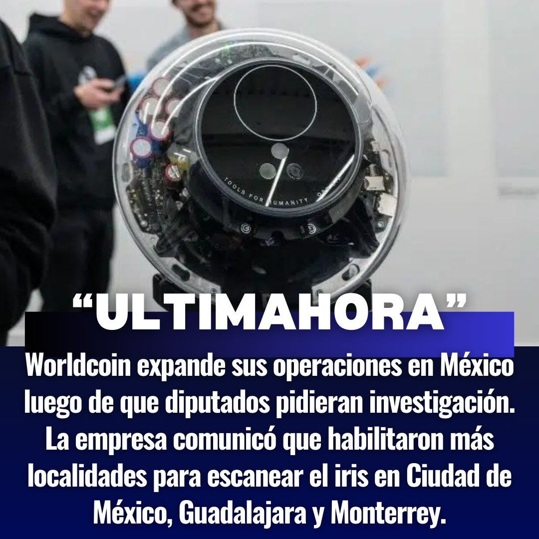 🗞️📰Noticias de 30/04/2024📰🗞️

#Worldcoin #México