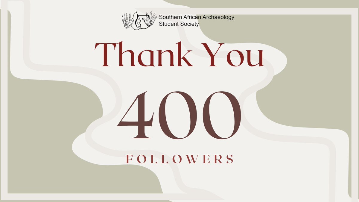 We have reached 400 followers on X 🥳🥳. Thank you for your continued support of the society and the council! Let's keep growing and connecting together!