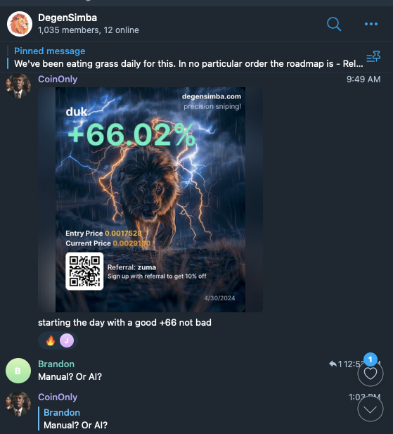 DegenSimba tweet media