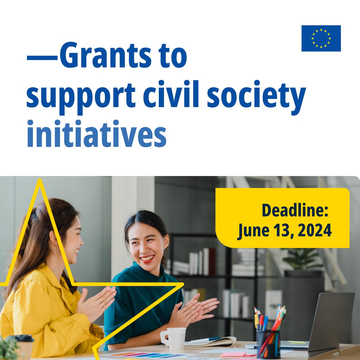 📣 #EUDelegation to Kyrgyz Republic is offering grants for Civil Society Organizations. Learn more at the info session on May 14, 2024, 14:30, at the EU office. Don't miss out! Deadline: June 13, 2024 Budget: €2,513,000 Ref: 181292 🔗 eeas.europa.eu/delegations/ky… #EU4KG