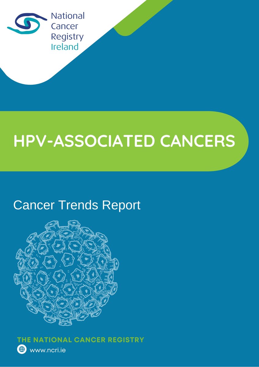 Our latest trends report on HPV-Associated Cancers estimates that there are 641 cases of new human papilloma virus (HPV) associated cancers diagnosed per year in Ireland. Discover more 👇ncri.ie/sites/ncri/fil…