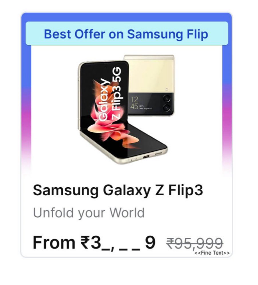 Galaxy Z Flip3 Flipkart Big Saving Days offer price