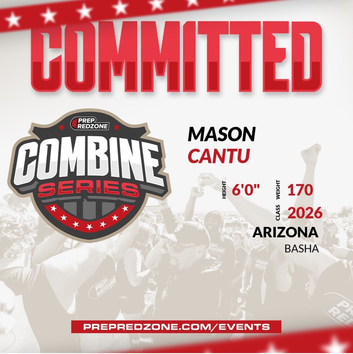 masoncantu13's tweet image. Competed in @PrepRedzoneAZ  combine this weekend. Put up some good numbers and PR’d in my 40 with a 4.68. Blessed to be able to compete.
@RecruitingBasha @coachcmcdonald @JUSTCHILLY @jjstamps @alpha_lbu @bashagridiron
