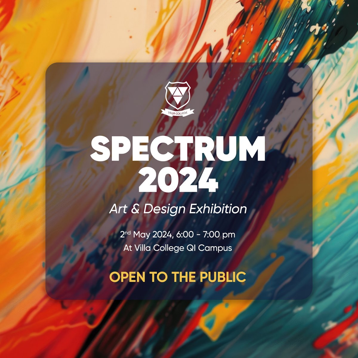 Exciting Announcement! Join us for our 4th Art and Design exhibition - Spectrum 2024, happening on Thursday, 2nd, May 2024. Come between 6 - 7 pm to witness the incredible artwork created by our talented students. Don't miss out! See you there! #Spectrum2024 #ArtExhibition…