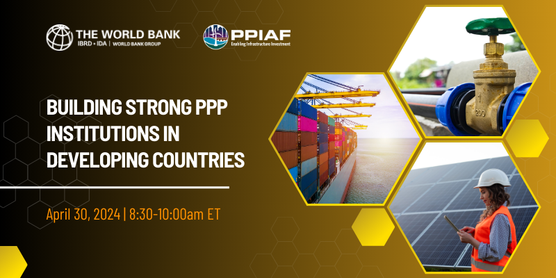 Join us TODAY at 8:30 am ET for a transformative discussion on strengthening PPP institutions! We'll explore effective strategies and tools for PPP contract management crucial for the success of PPP programs. More: worldbank.org/en/events/2024…