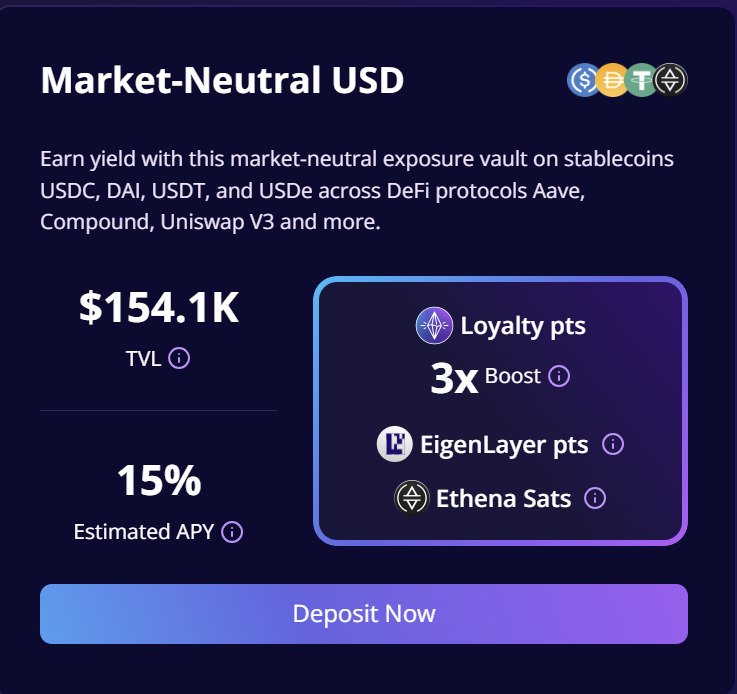 New 'Liquid' vault just opened on @ether_fi  

Going to be putting a lot of my stables in here. can't really beat these returns. with season 2 of Etherfi going on right now and the token sitting at above $4 this is such a nice vault to earn with your $.