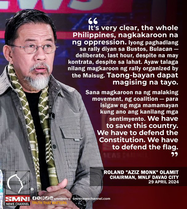Defend Constitution & Flag!🔥
Gladdening to hear from MNLF. Our radical Bangsamoro Patriots dropped secession a long time ago. They fight for Constitutional Law, for the Republic.😇
Welcome To The Coalition, Brothers In MNLF!🌹❤️
