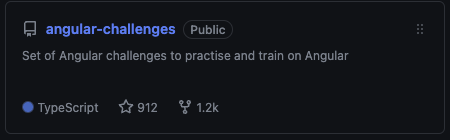 laforge_toma's tweet image. #angularChallenges is nearing a huge milestone of 1000 GitHub stars ⭐️. 
I never even imagined this would be the case when I started the project. That's crazy! 😮