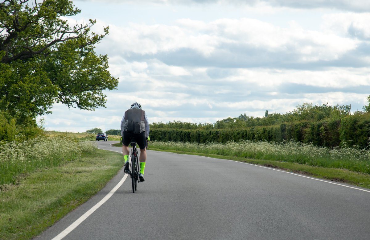 There is a shared responsibility to keep everyone safe on our roads. Match your speed to the conditions & ensure you can stop well within the distance that you see to be clear. On country roads there could be a group of cyclists, a horse rider or pedestrians around the next bend.