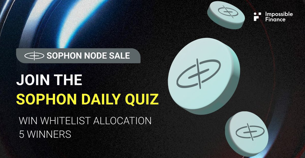 The final Sophon daily quiz question before the Node Sale begins in 2 hours 🔥 Question #5 Sophon opts for an off-chain data availability strategy unlike on-chain data availability of a typical zk-rollup. What is the name this particular roll-up type? Leave your answers below