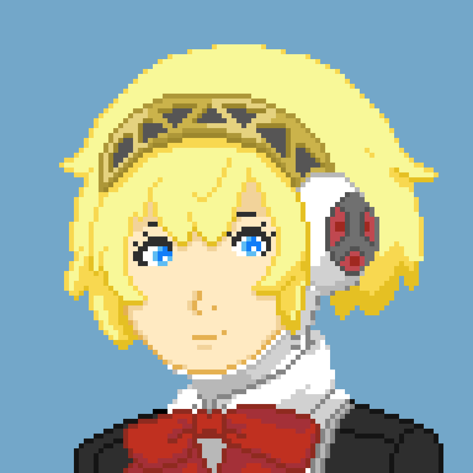 Aigis based on the Persona 3 reload ending cutscene 
#pixelart #Persona3Reload