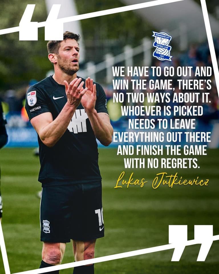 The king has spoken! 

#BCFC @BCFC