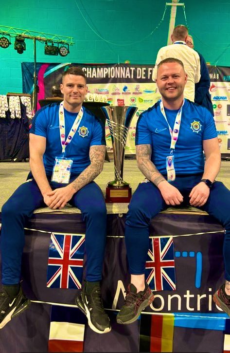 Congratulations to @Dane_S_Smith & @p_skippylomax4 from @manchesterfire who have just come back from France participating in the European championships ⚽️ representing @fssaafootball. Which they went on to win the tournament and be crowned champions 🏆🥇⚽️🚒🇬🇧