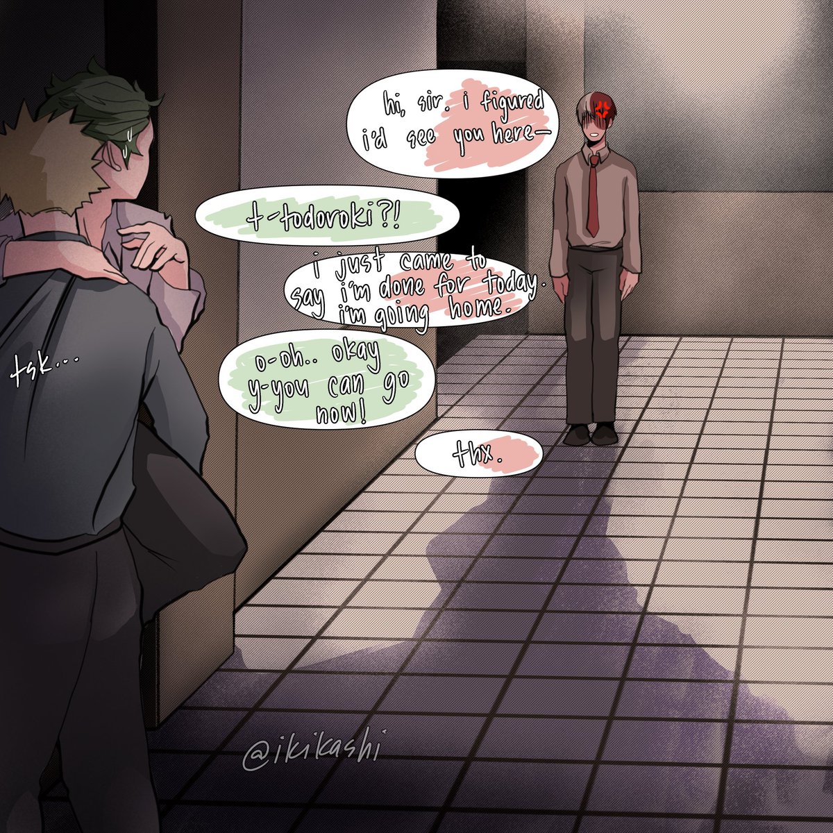 ceo!deku and assistant!bkg caught again by the one and only!! #bkdk #bakudeku