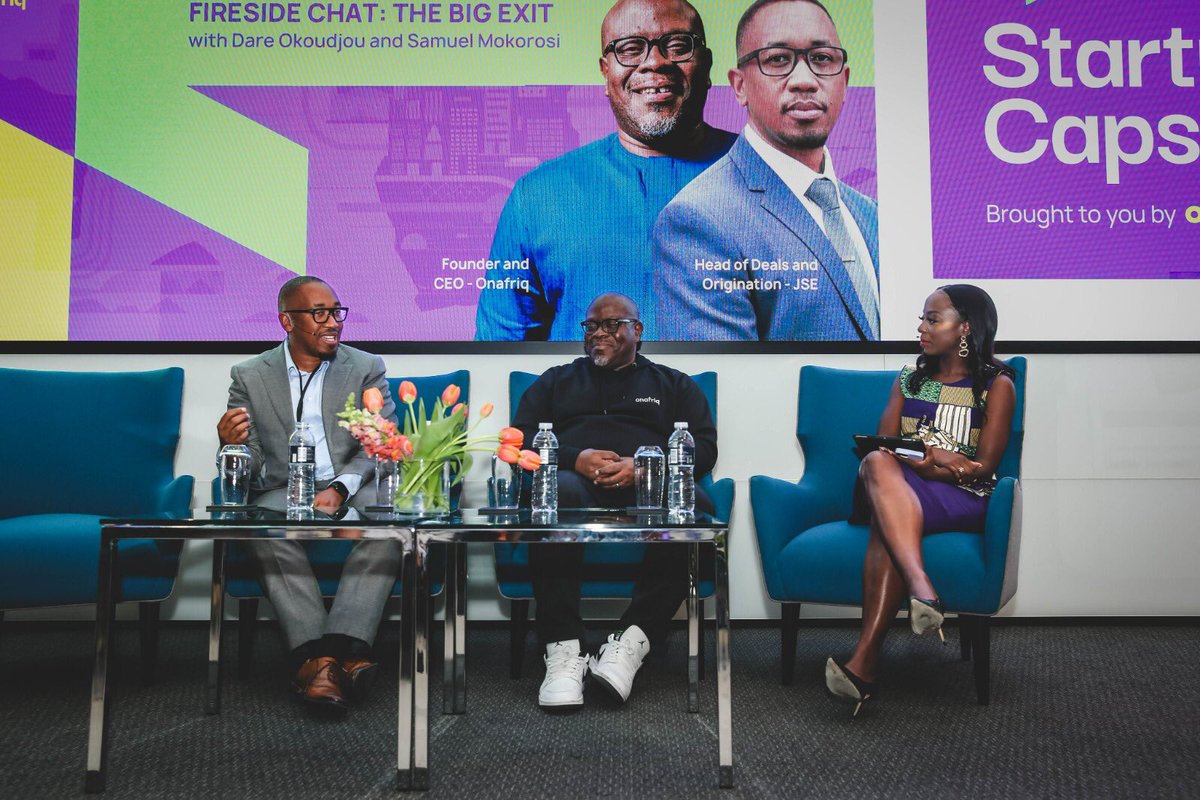 The launch of <a href="/_startupcaps/">Startup Caps</a> took place at <a href="/JSE_Group/">JSE</a> and was a phenomenal experience. Catch the show every Tuesday, 17:30 CAT on <a href="/cnbcafrica/">CNBC Africa</a> (Dstv 410) with me <a href="/TaniaHabimana/">Tania Habimana</a> as your host.

Proudly presented by @onafriq.

#StartupCapsAfrica