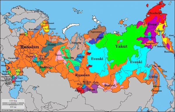 Proponents of dividing Ukraine by language, for some reason, don't want to do the same with Russia.