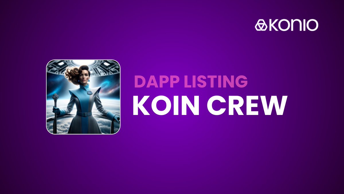 sovrano_io's tweet photo. @KoinCrew the best utility and games project in @koinosnetwork is listed in @konio_io! Enjoy it!

Koin Crew offers:
✅ Token and NFT trackers
✅ Airdrop utility
✅ $KCT Slots
✅ and many others!

$KOIN https://t.co/w6BlyGf9kg