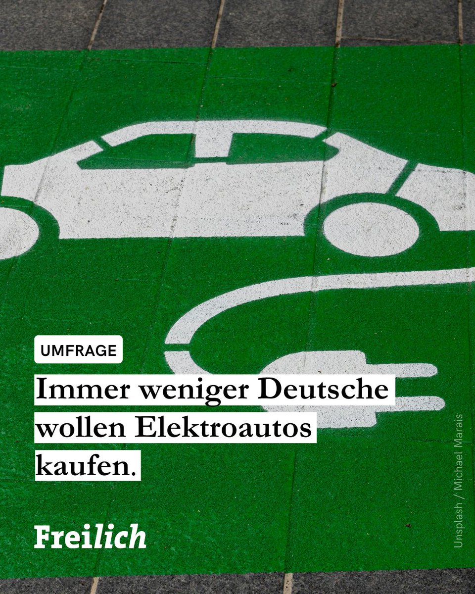 Elektroautos werden in Deutschland immer unbeliebter, so eine neue Allensbach-Umfrage. Kosten, Angst vor zu geringer Reichweite und Zweifel, ob Elektroautos wirklich umweltfreundlicher sind, sind die Hauptkritikpunkte.