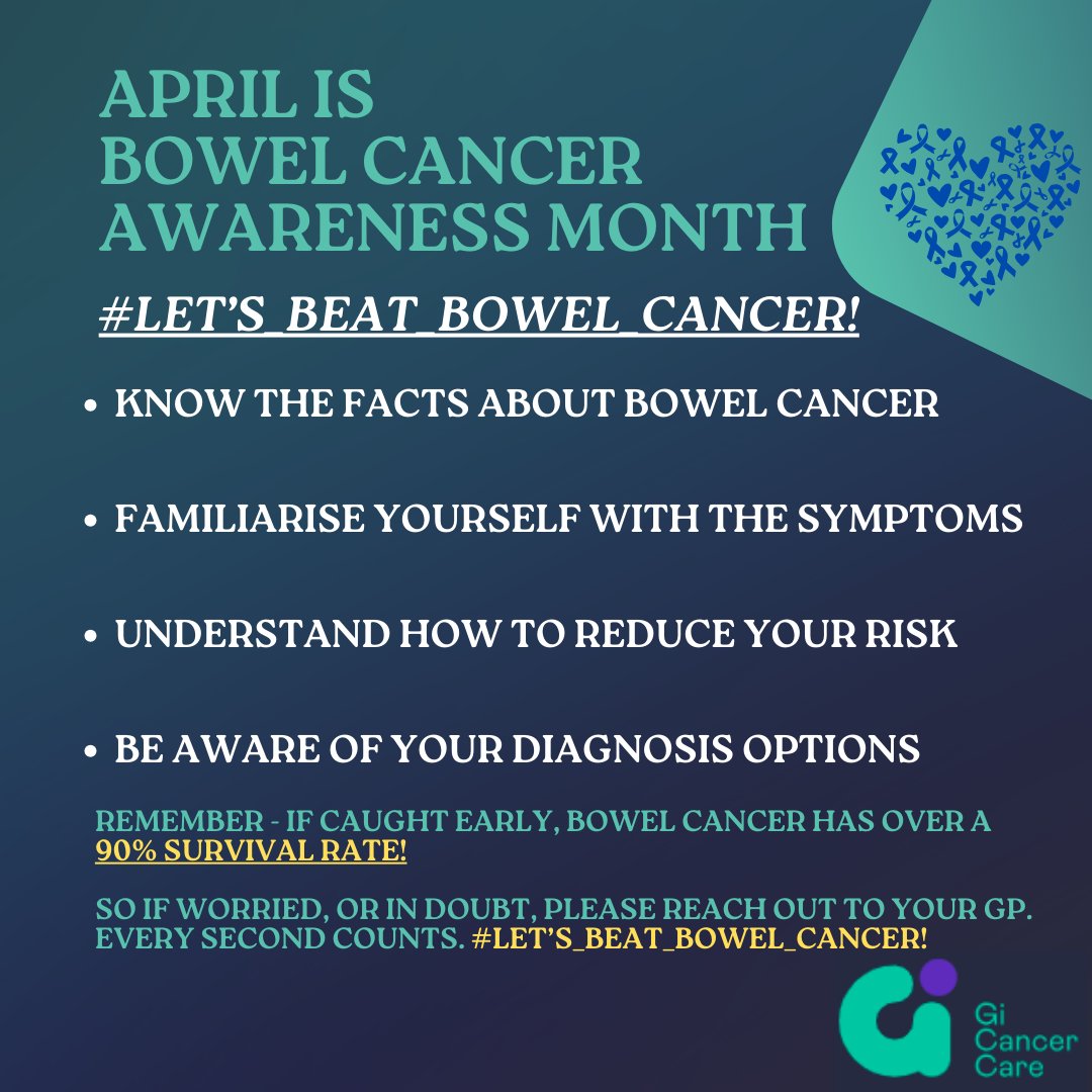 #BowelCancerAwareness
#LetsBeatBowelCancer
#BeatBowelCancer
#GICancerSupport
#GICancer