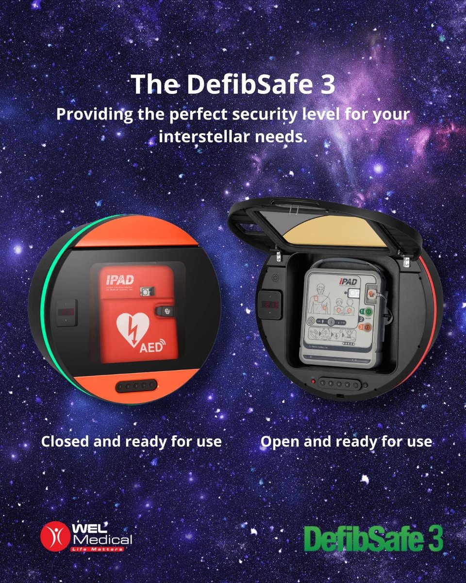 WELMedical's tweet photo. 🌟The DefibSafe 3 is here to save the day! With its vibrant LED lights, this life-saving cabinet is always ready for action.
Green means go, while red means it's time to act fast!
Find our more here: https://t.co/nq2LnXhzLI
#DefibSafe3 #DefibCabinet #DefibSecurity https://t.co/l6orvjlq6o