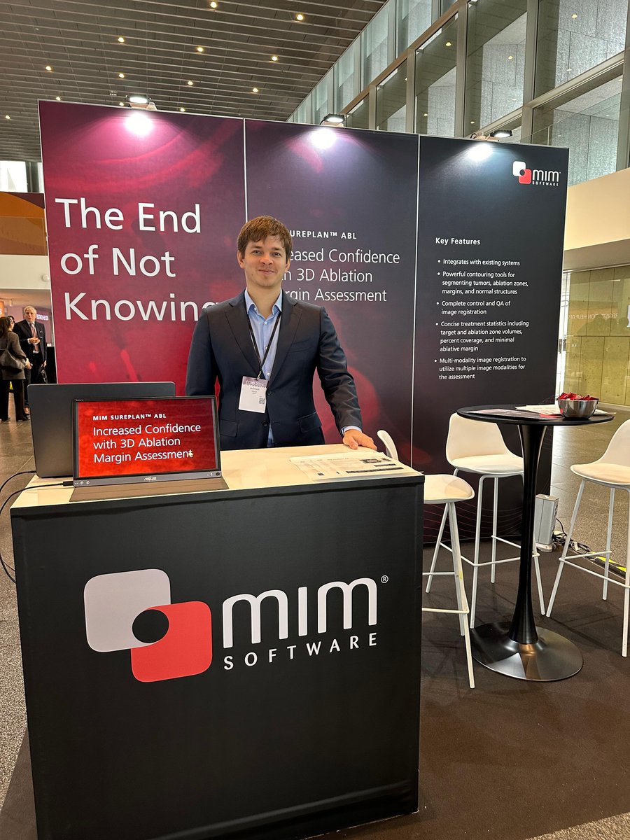 🌴 Hello from Palma de Mallorca! Ana and Maxim are at @ECIOcongress in booth 3. They're showing how MIM SurePlan™ ABL increases confidence with 3D ablation margin assessment. 

Can't meet us at #ECIO2024? 👉 Schedule a demo: bit.ly/4dijN7K 

 #InterventionalOncology