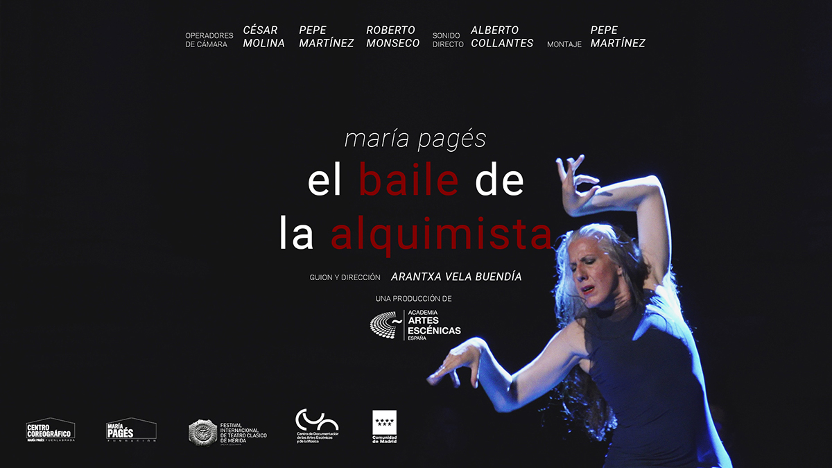 La @academia_aaee, en su sección audiovisual, presentará en Baluarte 'El baile de la alquimista', documental dirigido por la académica y periodista de RTVE @arantxa_vela sobre el proceso de creación de @MariaPages_ 📅3 de mayo (19:30 horas) 📍Sala Gola ➡️Entrada libre‼️