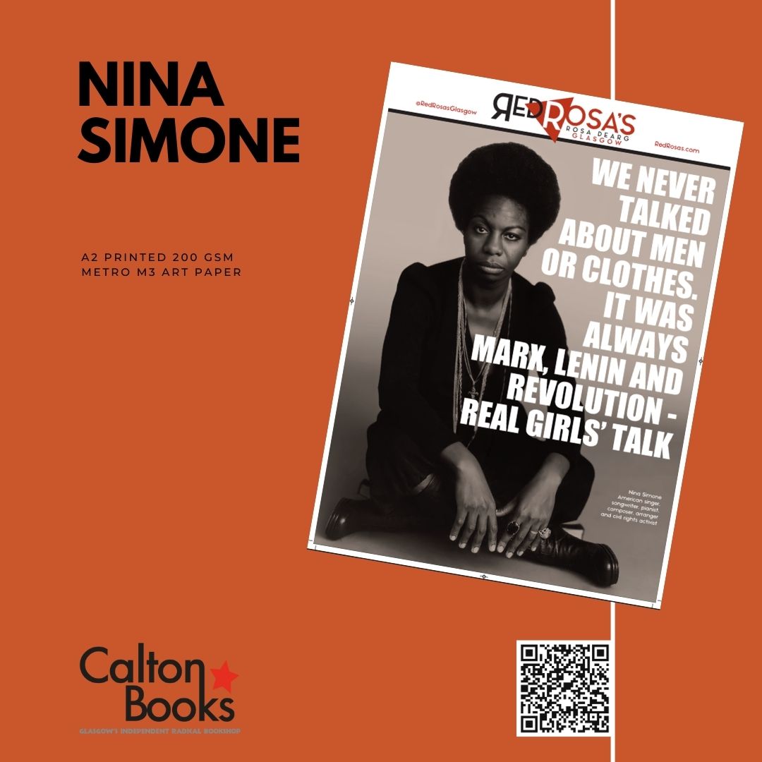 #NINASIMONE #REDROSAS A2 poster printed on 200 gsm Metro M3 poster paper #CaltonBooks
ow.ly/PUyf50R9O9t