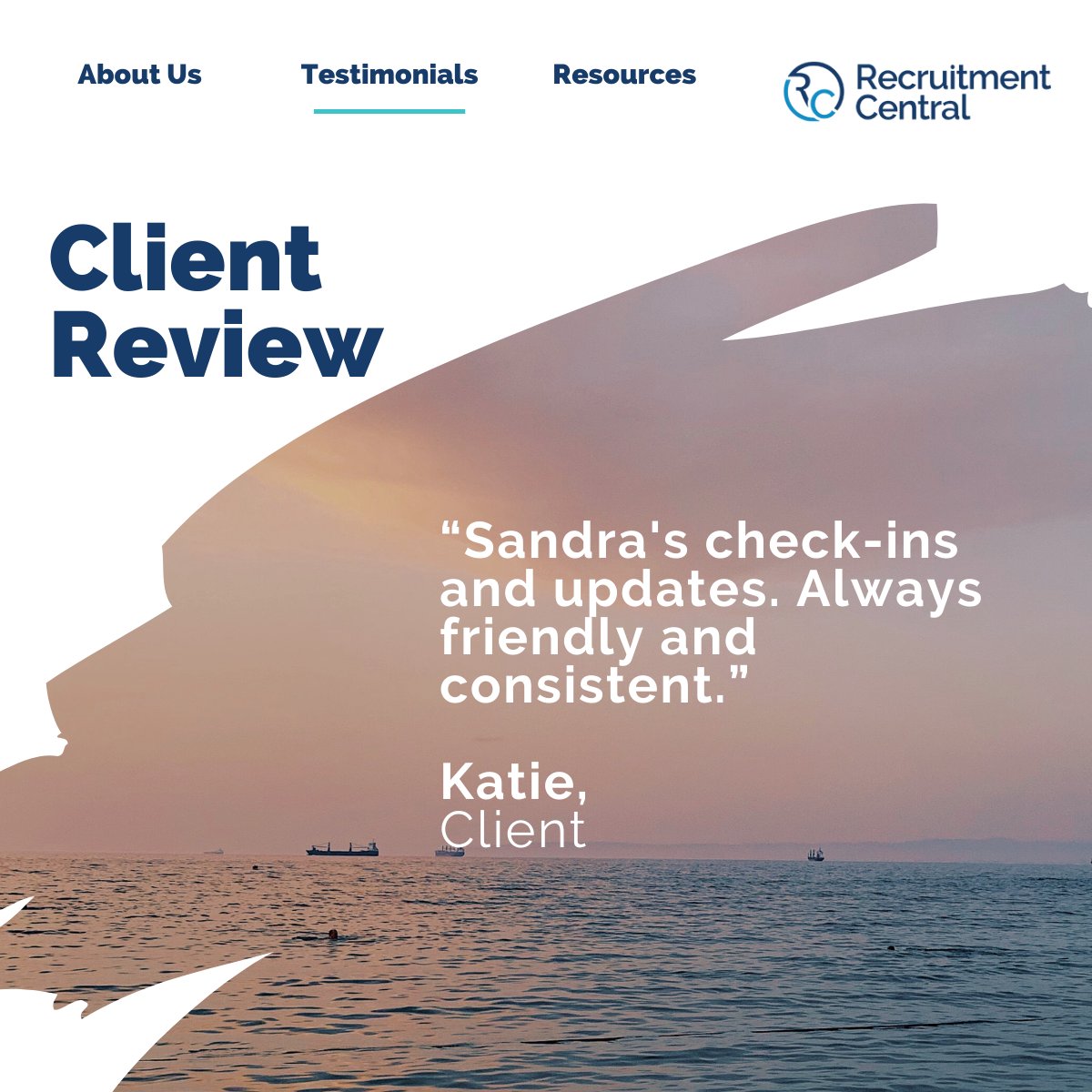 We're so happy to have such a nice review from one of our awesome clients. We genuinely appreciate the trust and confidence you have in us.
Thank you for your support, it means the world to us!

#recruitmentcentral #brisbanerecruiters #recruitmenttrends