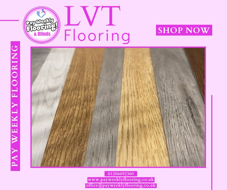 🏡✨ Elevate your flooring game with our remarkable LVT range at Pay Weekly Flooring! 🏠🔨
Discover a diverse selection of LVT flooring options tailored to your unique style and needs. Dive into our collection today! 😊💼#FlooringGoals  #UpgradeYourSpace #LVT #Durability