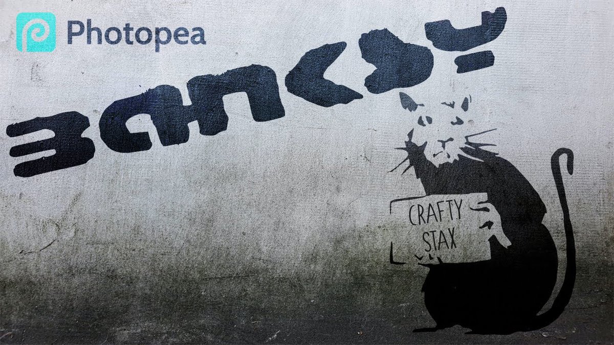PHOTOPEA: How To Make Banksy-Style Stencil! 👨‍🎓 of #ks3 #ks4 #ks5 #Graphic #Design #ART #ArtAndDesign #arted #gcsegraphics #gcseart #alevelart #ocrart #ocrartanddesign ow.ly/OB8X50RmSIr