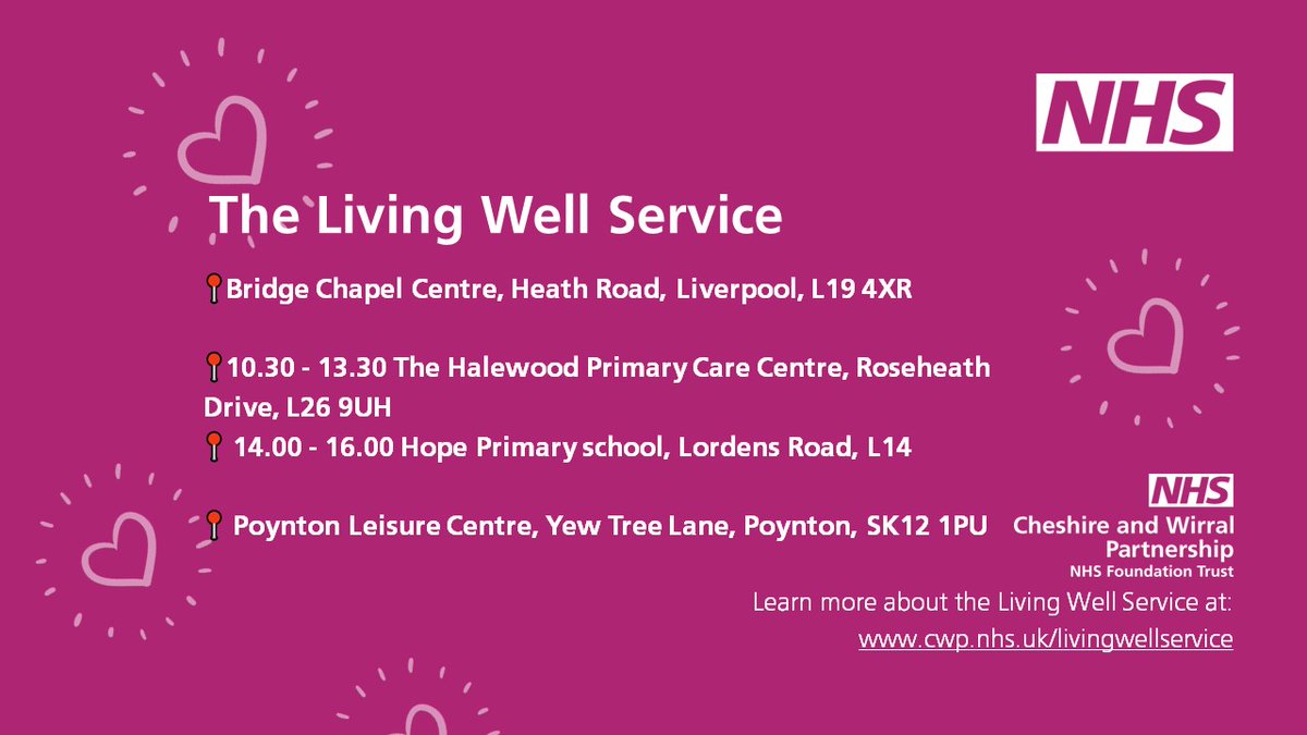 The Living Well Service is in these locations from 10:30 - 16:00 today, offering all routine UK immunisations including MMR. More dates/locations: bit.ly/3Ywzf91