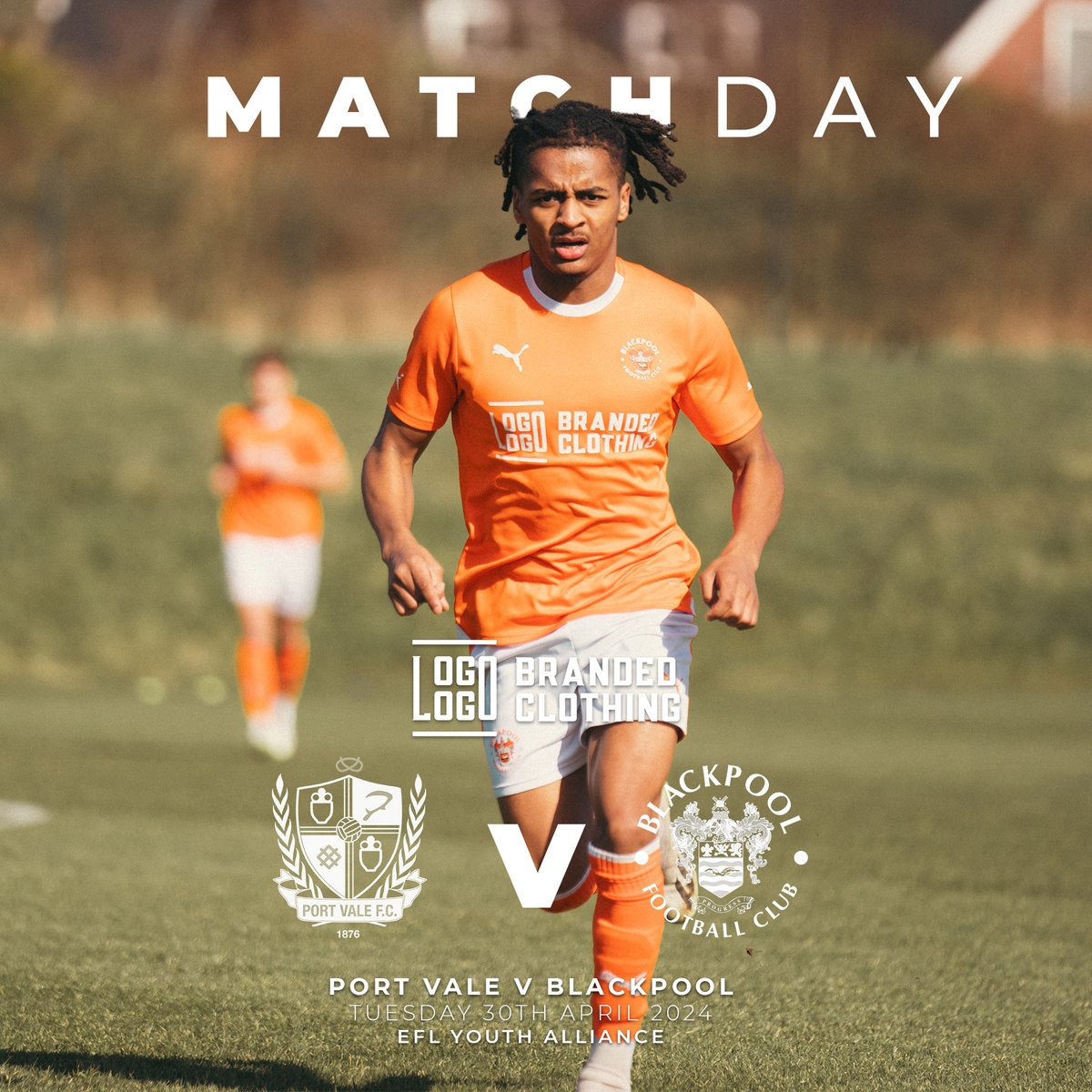 𝐀𝐰𝐚𝐲 𝐃𝐚𝐲... 🆚 @PVFCAcademy ⏰ 11:30am KO 🏟️ Vale Park 🍊 #UTMP | @logologogroup