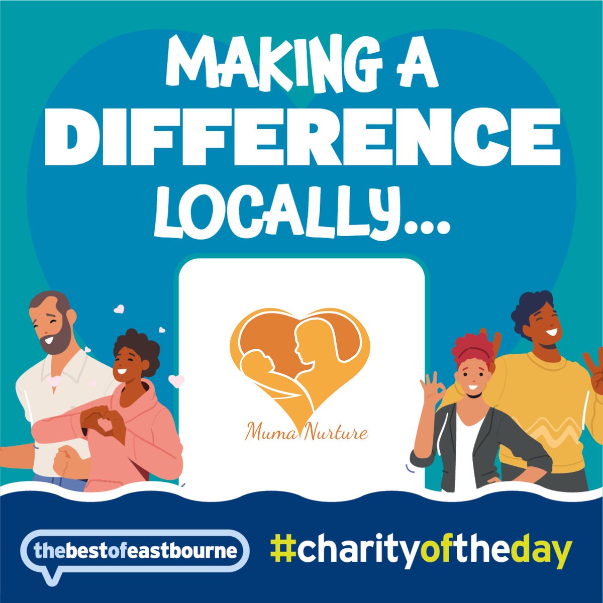🤝 Making a difference locally 💙 Please show your support for @MumaNurture, you can find out more about this local charity in our Community Guide bit.ly/2tx1GWN #BestOfEastbourne #CharityOfTheDay #EastbourneCharity #EBcharity #EastbourneVolunteer