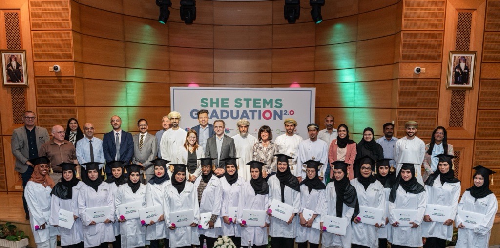 Together, we celebrate the bright futures ahead for the graduates of our SHE STEMS 2.0 program!

Supported by the Ministry of Higher Education, Research, and Innovation (MoHERI) and powered by Oman Cables Industry's commitment to social ambition,