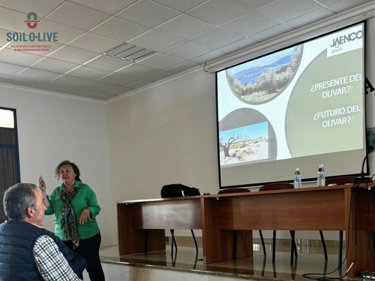 🌱🌱Last week we held a new “Sesión informativa Soil-Olive y Deoleo | 𝐽𝑜𝑟𝑛𝑎𝑑𝑎 𝑑𝑒 𝑠𝑜𝑠𝑡𝑒𝑛𝑖𝑏𝑖𝑙𝑖𝑑𝑎𝑑” in collaboration with Jaencoop Grupo at the SCA Nuestra Señora de Guadalupe in Úbeda in which numerous farmers participated.

#SoilOlive #UJA #EuropeanProject