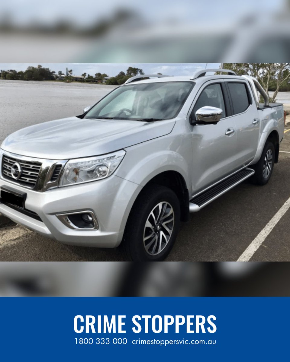 Police are appealing for witnesses after a cyclist was struck by a car in Cheltenham this morning. Police believe the vehicle involved is a Nissan Navara utility (similar likeness to the released image). 📲 Crime Stoppers on 1800 333 000. Info > police.vic.gov.au/appeal-witness…