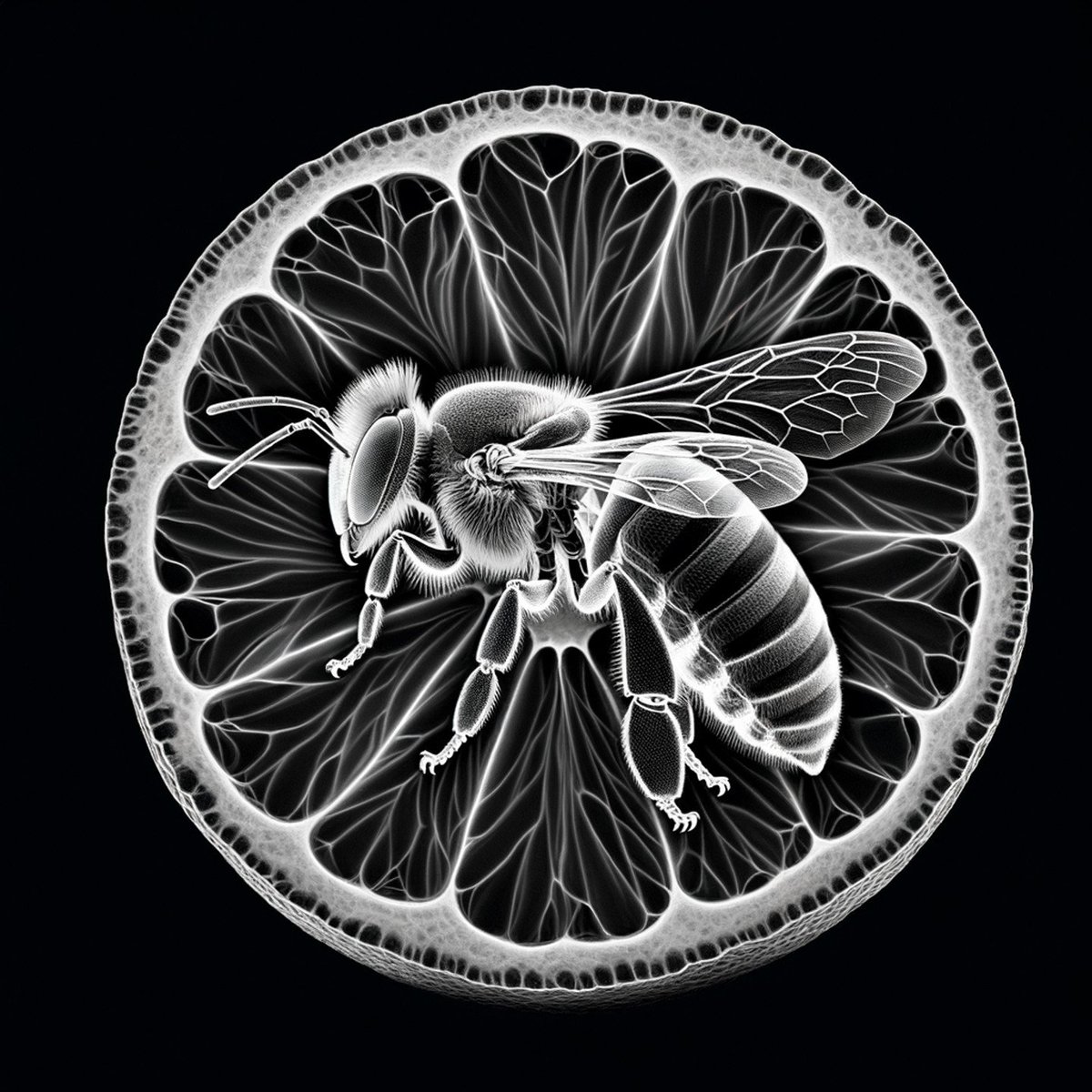 X-ray bee in Lime $LMWR #LMWR @limewire @VC_Pak @limewirenation @PlayHoneyland