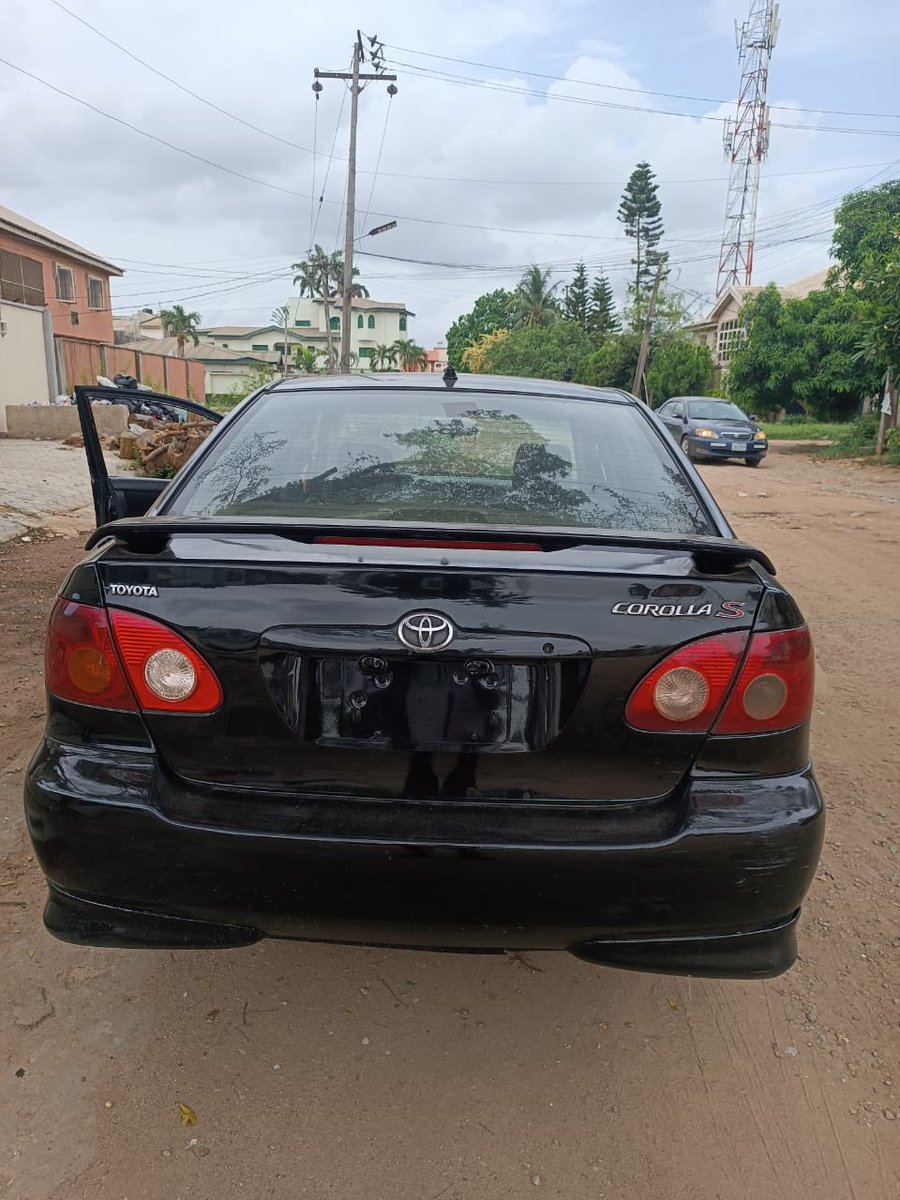 🍁REGISTERED🍁 TOYOTA COROLLA LE Model 2005 Flash on First body 💺Fabric Engine-Gear-Ac💯 Buy-Drive 🏝 Lagos 🏷 4.1m ☎️ 08031855810 Follow-Subscribe What's App Channel whatsapp.com/channel/0029Va… Facebook Page facebook.com/Softcars.ng Telegram Channel t.me/softcars_ng