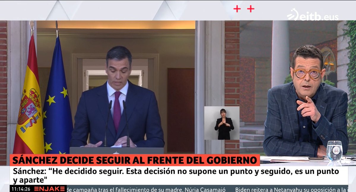 La información de @EnJakeETB alcanza un fantástico 12% de share en la mañana de ETB2 y congrega una media de 25.000 espectadores

➡️ Picos por encima del 19% de share

➡️ Su segundo programa + visto del año

#QueVivaLaTele #Audiencias