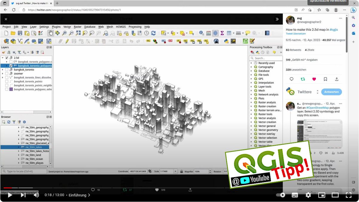 QGIS-Tipp: 2.5/3D mit QGIS umgesetzt / QGIS tip: 2.5/3D implemented with QGIS geoobserver.de/2024/04/qgis-t… #qgis #switch2qgis #gistribe #gischat #fossgis #foss4g #OSGeo #spatial #geospatial #opensource #mapping #DataViz #gis #geo #geoObserver pls RT via @PyQgis @newgeographer2