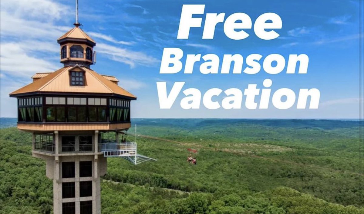 Today is the final day of the month and the day that we announce the winner of the monthly #free #vacation to #Branson #Missouri 🎉 good luck to all who follow on both @facebook and @instagram #traveltips #travelhacks #discounts & #freebies #TravelTheWorld and see the #Ozarks…