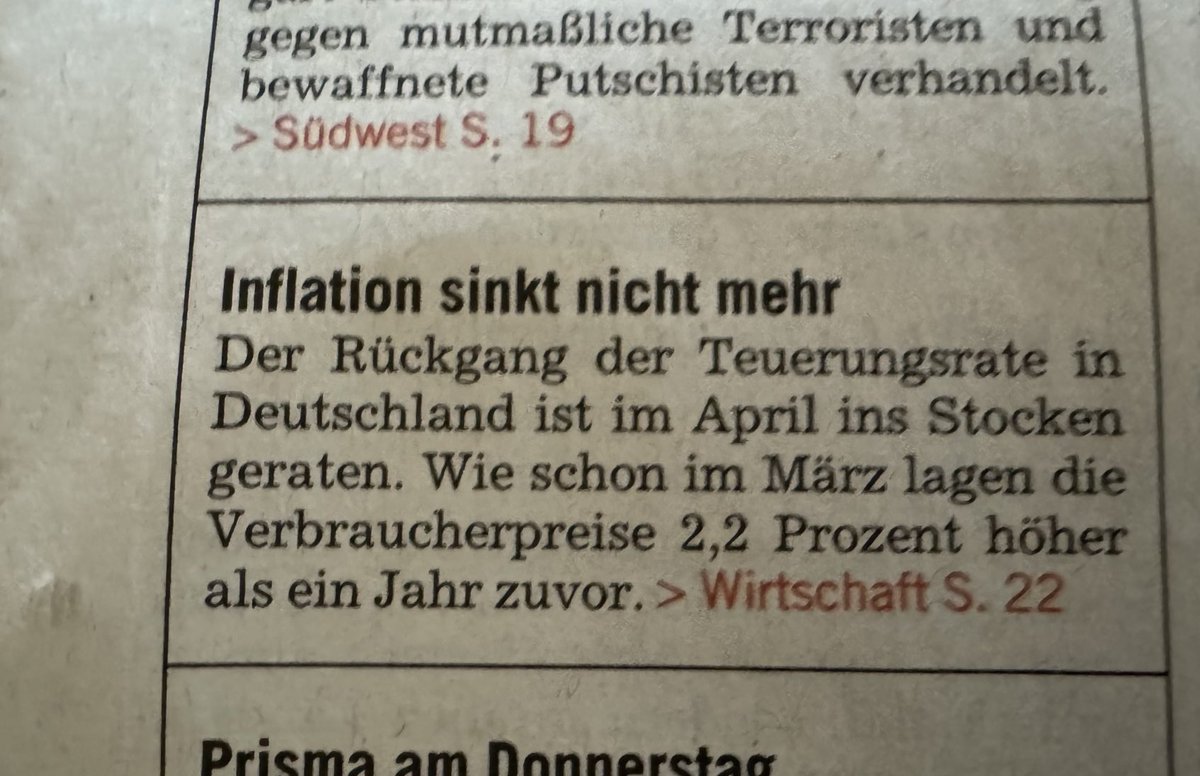 Man könnte auch schreiben “Inflation bleibt niedrig” ⁦@RNZonline⁩ #inflation