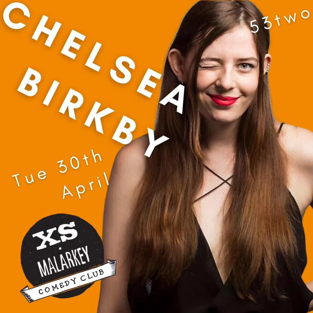 Terrific comic @ChelseaBirkby headlines @XSMalarkey for the first time tonight. We LOVED her on her first visit some time ago, so please do come and support her tonight as she ascends to the next level: we’re certain that you won’t fail to become fans.