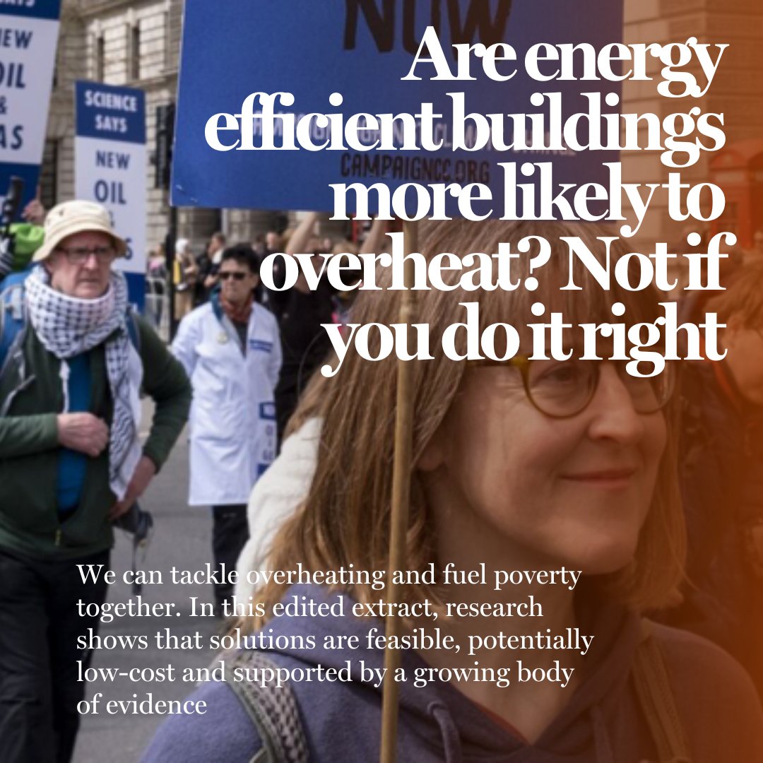 There is an urgent need to improve the energy efficiency of buildings in Europe and understand the relationship between energy efficiency and overheating risk. Continue reading... bit.ly/3QqLlhv