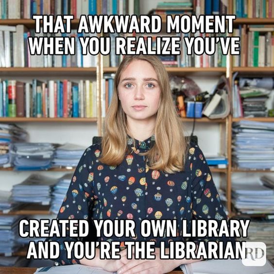 We're very selective about who we allow to borrow from our home libraries. 🤣 

[ 🤪 Meme Credits: Reader's Digest ]

#bookworm #booklover #librarian #personallibrary #books #bookaddict #bookcollection