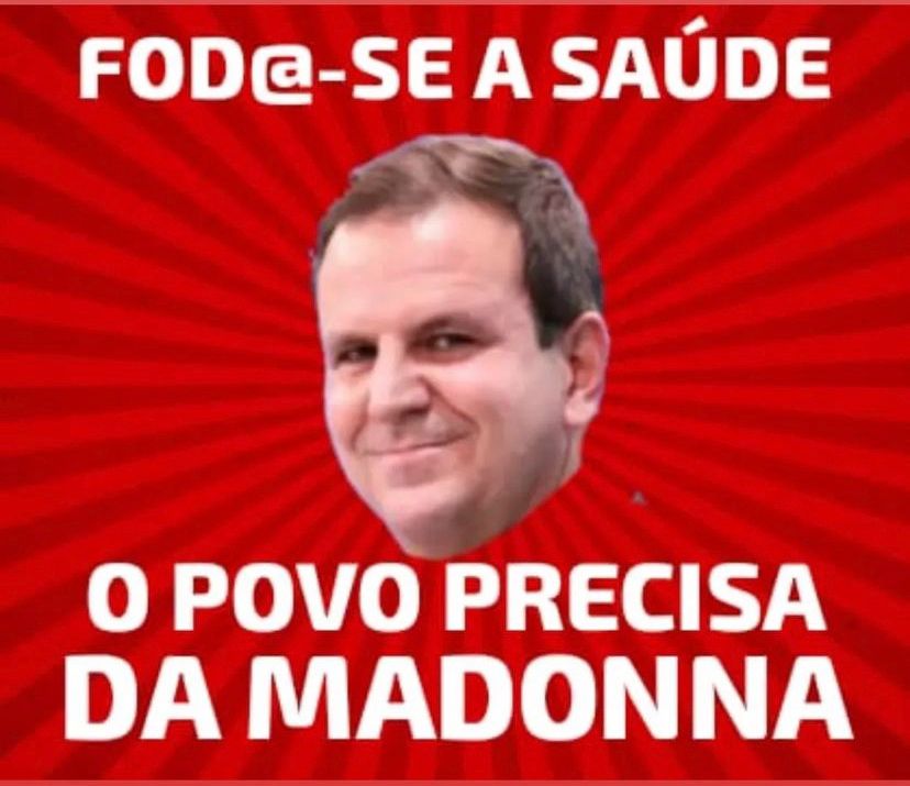 #EduardoPaesNuncaMais Basta de política pão com circo!