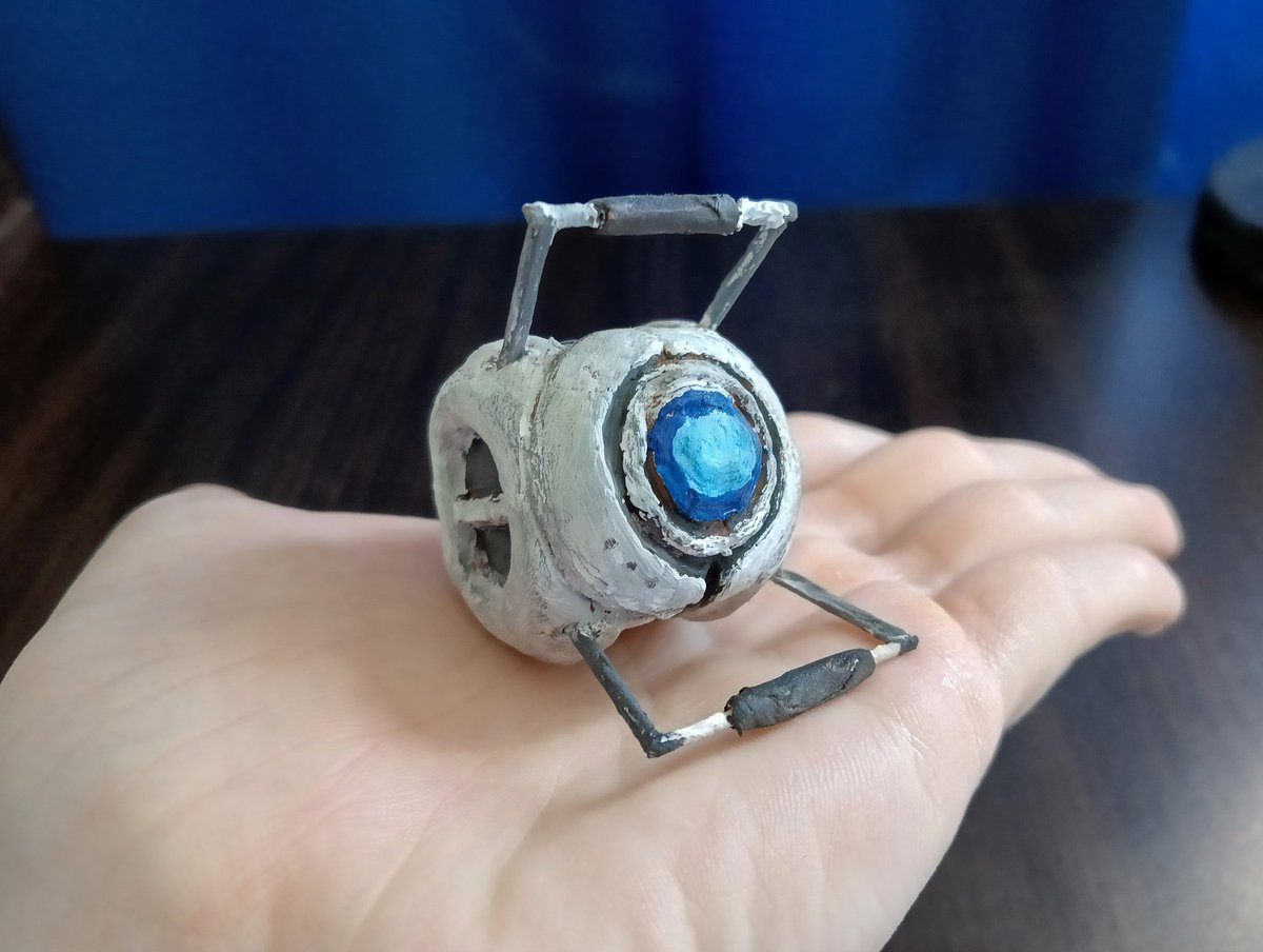 My first clay work is very pleasant to sculpt from it
Wheatley:
#portal #portal2 #Wheatleyportal2 #wheatley