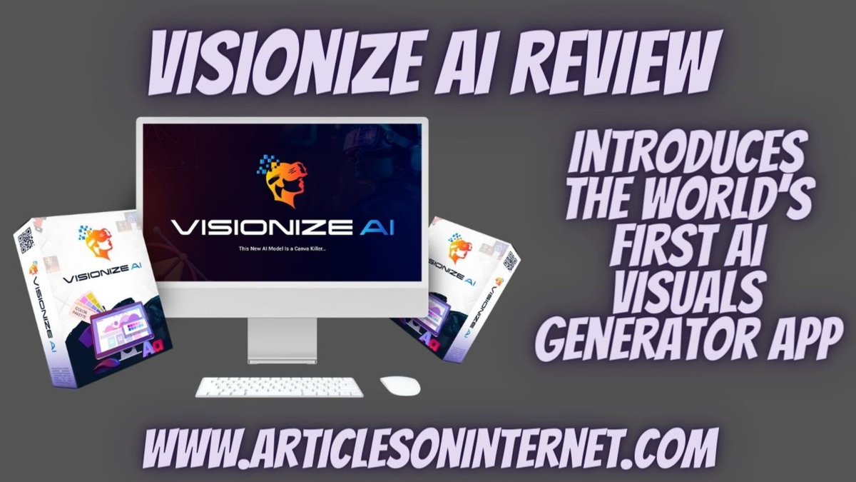 Visionize AI Review ---> articlesoninternet.com/visionize-ai-r…

#VisionizeAI #VisionizeAIReview #VisionizeAIApp #VisionizeAIoto #VisionizeAISoftware #VisionizeAIUpsell #AI #AITechnology #AIVideoAnimation #AIVideoCreator #Apps #ArtificialIntelligence #Photoshop #Canva #MidJourney #DeepAI