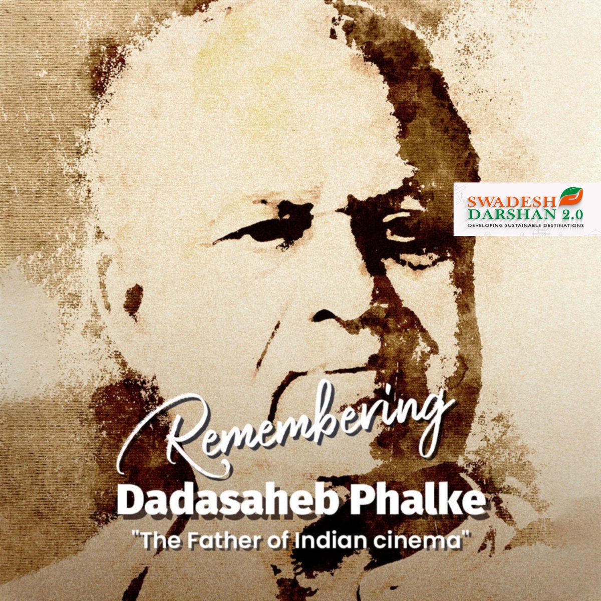 Happy birthday Dadasaheb Phalke, the father of Indian Cinema. He made the first Indian film 'Raja Harishchandra' in 1913.
 @swadesh_darshan @incredibleindia  @dpiff_official 
#birthday #bollywood #dadasahebphalke #filmmaking