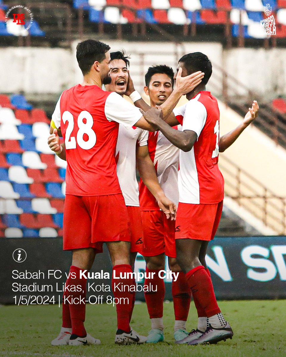 Next up in our Sabah Maju Jaya Cup campaign, we face the hosts, Sabah FC!

#klbandarayarendahkarbon #klcityfc #sampaimatikualalumpur #cityboys